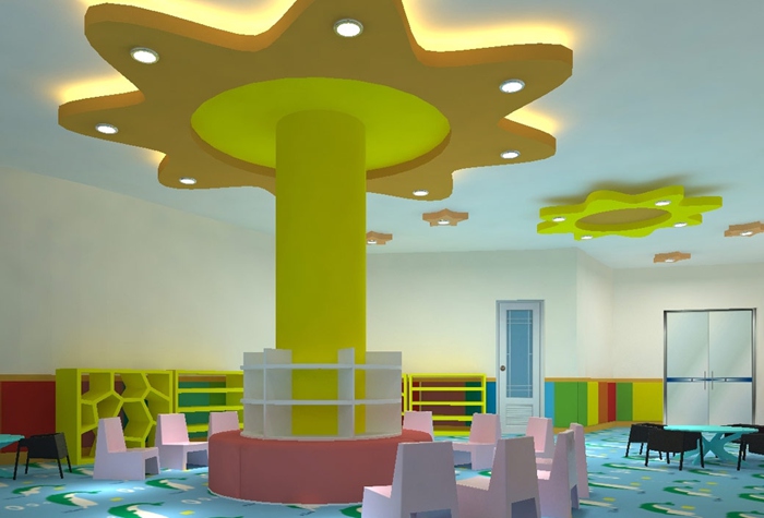 幼兒園空間裝飾設(shè)計一定要和諧融洽